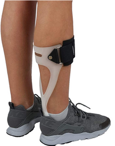 Ankle and foot support for foot drop caused by a variety of conditions