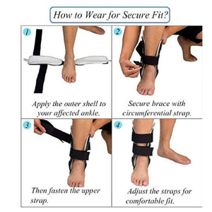 Air and Foam Ankle Stirrup Brace